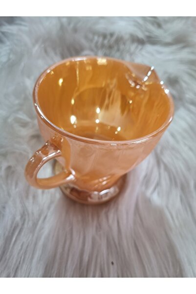 Güler Hediyelik Sarı Nostaljik sütlük