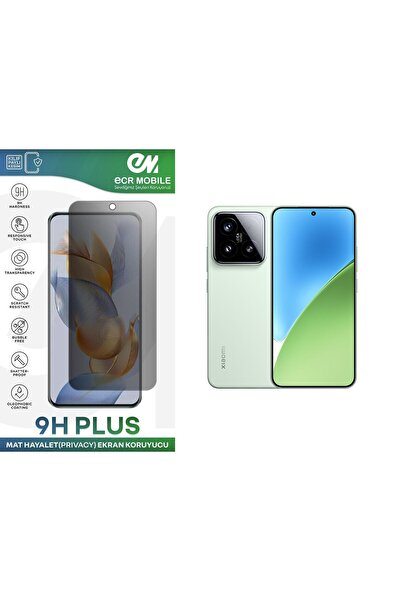 Ecr Mobile Xiaomi 15 Ekran Koruyucu Tam Uyumlu 9H Esnek Nano Kırılmayan MAT H...