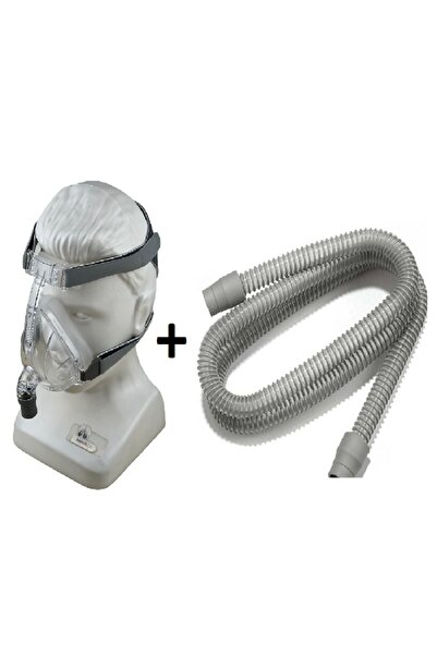 Respirox Cpap\bpap Maske,full Face Maske ,ağız Burun Maske+ HORTUM '' L Beden''