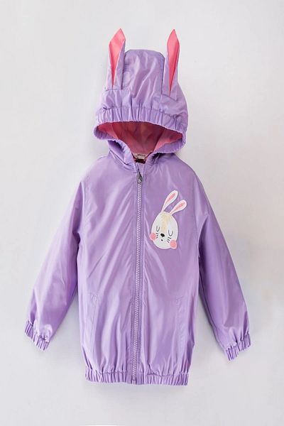 DeKuBaby Rabbit Figure Cute Coat Raincoat, Children-Baby Coat with Ears and Hood