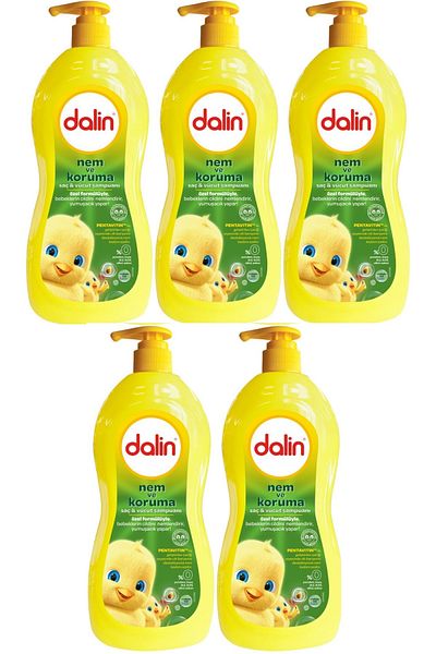 Dalin Baby Shampoo 700ml Avocado Extract (with Pump), Set of 5