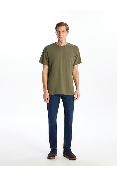 LC Waikiki Ανδρικό T-Shirt από βαμβακερό χτενισμένο λαιμό