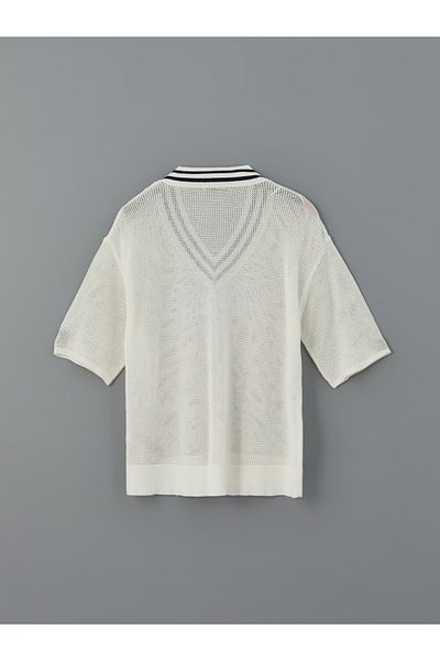 LC Waikiki V-Neck Openwork Women's Knitwear Sweater