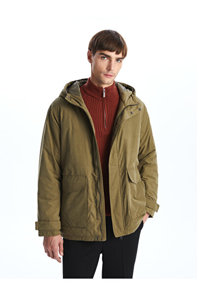 LC Waikiki Relaxed Fit Hooded Men's Coat