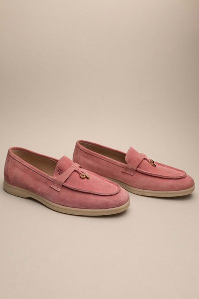 Gondol Mocasini clasici de dama din piele naturala Dusty Rose 40 ttx.7015