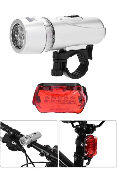 Telvesse Ön-Arka Set Bisiklet Feneri Pilli 500 Lümen 3 MOD Flaşörlü Bisiklet ...