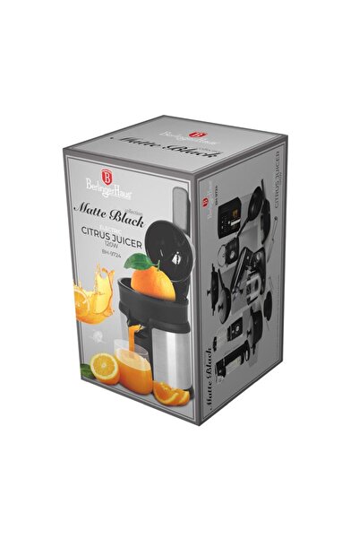 Berlinger Stainless Steel Electric Citrus Press Matte Black Collection