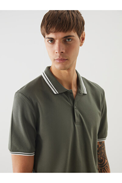 LC Waikiki تي شيرت رجالي ذو رقبة بولو وأكمام قصيرة