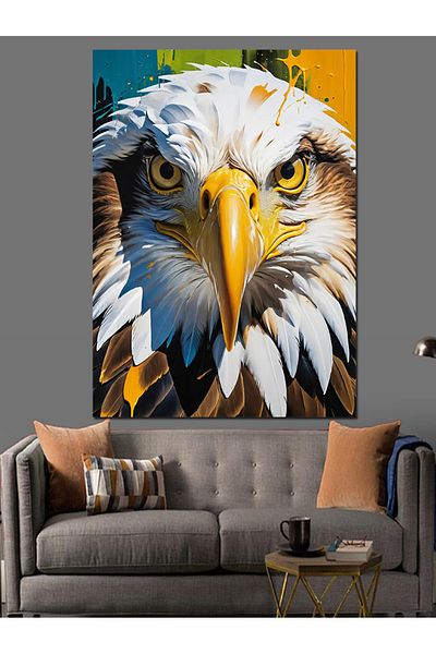 Tablomega Pânză decorativă Eagle's Eye - Lemn MDF