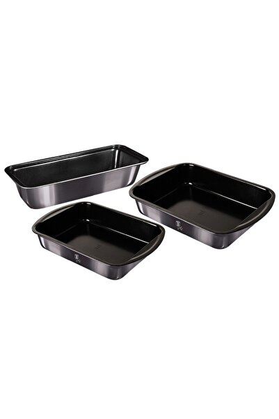 Berlinger Carbon PRO Line Set din 3 piese de tăvi de copt și forme cu suprafa...
