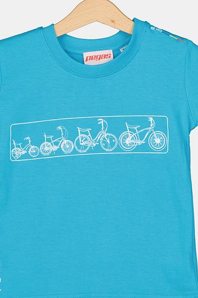 Pegas MULTIBIKE CHILDREN'S BLUE T-SHIRT ATOLL-8