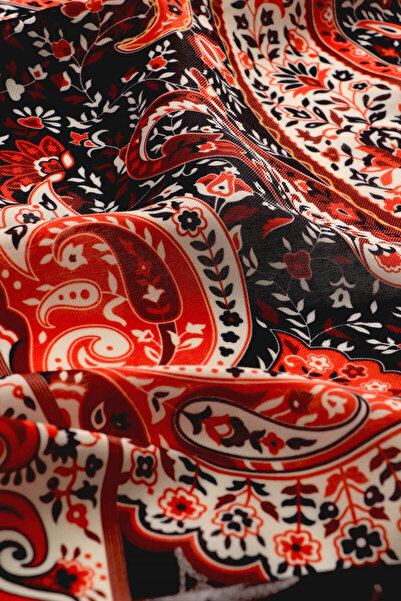 Bursa İpek Μαλακό σάλι με μοτίβο μαύρο