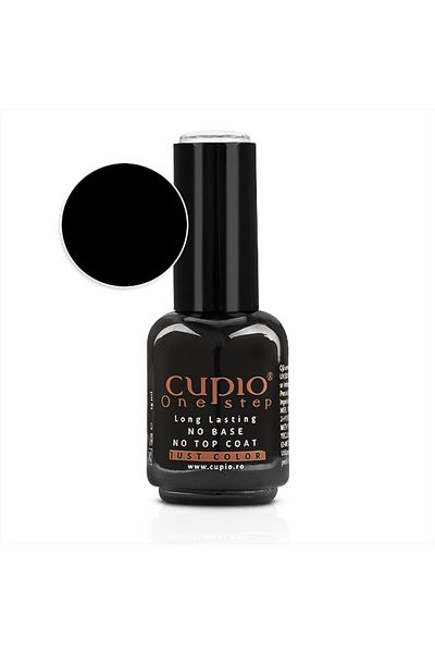Cupio Gel Lac 3 in 1 Cupio One Step Black 15ml - R001