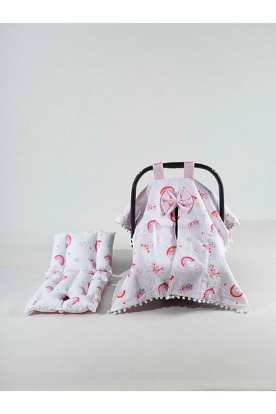 Letizia Rainbow Stroller Cover and Cushion Set