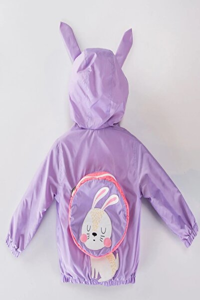 DeKuBaby Rabbit Figure Cute Coat Raincoat, Children-Baby Coat with Ears and Hood