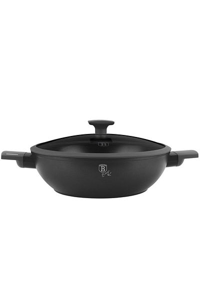 Berlinger WOK pan with titanium surface and lid 30 cm Anthracite Collection