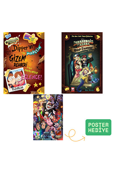 Beta Yayınları Esrarengiz Kasaba Kayıp Efsaneler ve Dipper ve Mabel'ın Gizem Rehberi (Poster Hediyeli)