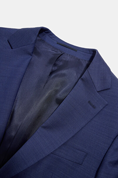 W Collection Dark Blue Regular Fit Suit