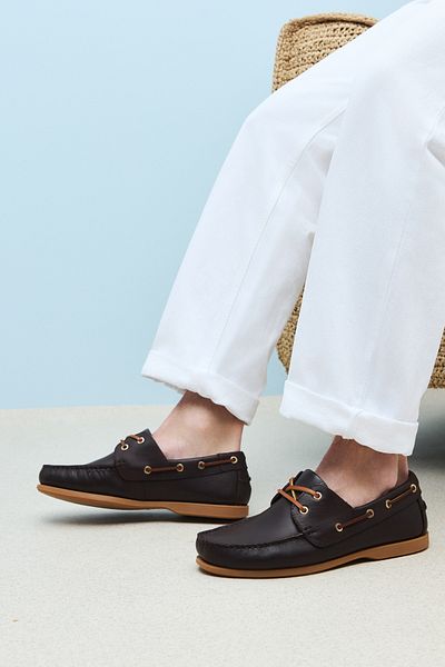 Ziya Genuine Leather Men's Shoes - 1511007 Zd1001 Coffee