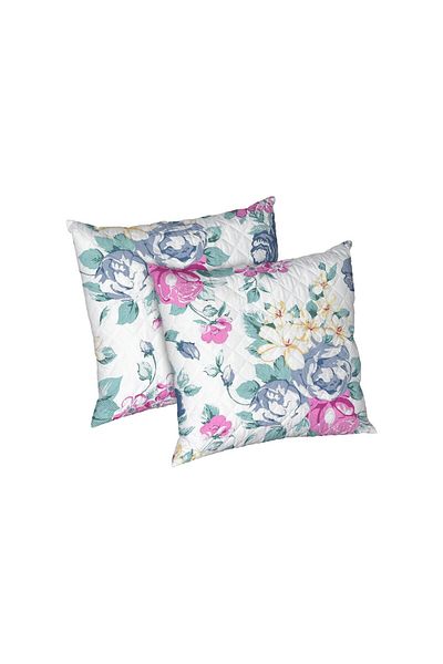 ALCAM Set Of 2 Joanna Pillows, Quilted Microfiber, 70x70 Cm