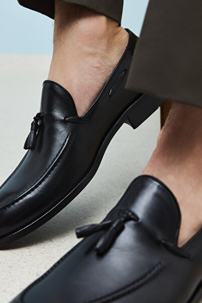 Ziya Ανδρικά κλασικά παπούτσια από γνήσιο δέρμα - 1511027Z206 Μαύρα