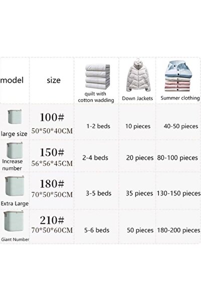 Flippy Foldable Storage Box with Zipper, Reinforced Handle, 50x40x50 cm, 100 L, Green Stripes