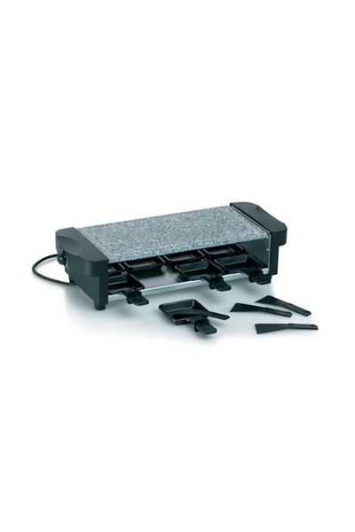 KELA Keck Lang Gratar raclette CENERI cu suprafata gratar granit 8 tigai