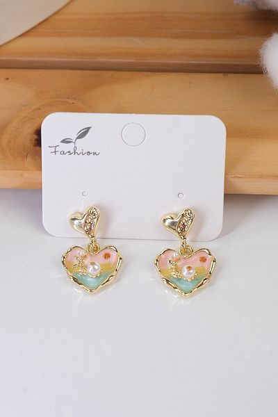 Jack Ferrero Mineli Steel Color Throwaway Earrings