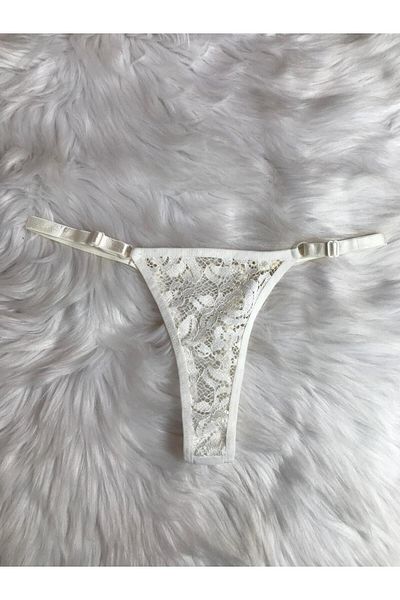 COLOR DE PIEL Women's Thong Panties Combination 2 Pcs