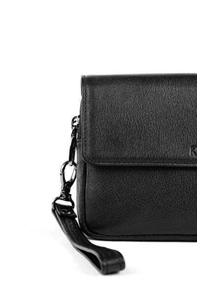 king brich Double Pocket Genuine Leather Bag