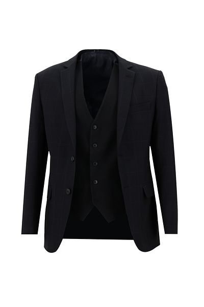 Kiğılı Super Slim Fit Extra Slim Fit Classic Checked Vest Suit