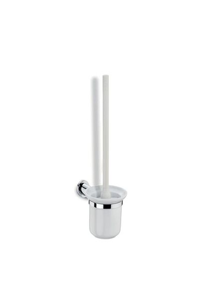 KELA Keck Lang Toilet brush with holder MAKIRA chrome-plated brass 43 cm