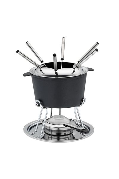 KELA Keck Lang COMORE 11-piece stainless steel fondue set