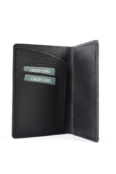 king brich Genuine Leather Wallet with Stitched Edge Detail Card Holder