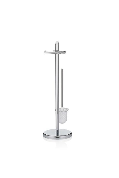 KELA Keck Lang Ken silver metal toilet set