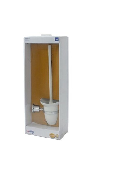 KELA Keck Lang Toilet brush with holder MAKIRA chrome-plated brass 43 cm