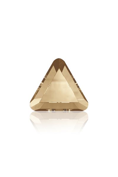 Cupio Swarovski 3.3 mm Triangle Golden Shadow 20 buc