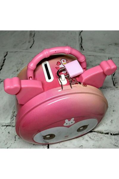 VEYORA My Melody Metal Piggy Bank - Lockable, Durable and Stylish Design