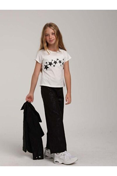 Zekids Μπλουζάκι για κορίτσια με κεντημένο σχέδιο με αστέρι