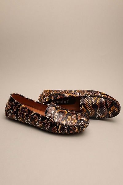 Gondol Loafer clasic de damă din piele naturală Black Snake 37 ttx.70116