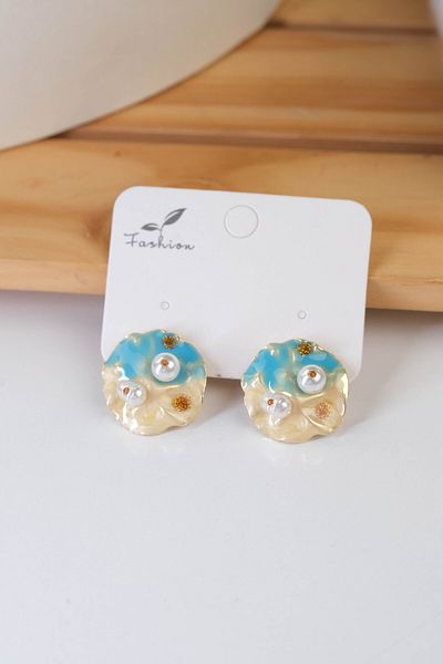 Jack Ferrero Mineli Steel Color Throwaway Earrings