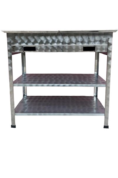 Paslanmaz Kömürlü Mangal 40 x 90 Maksi Boy Lama Izgaralı