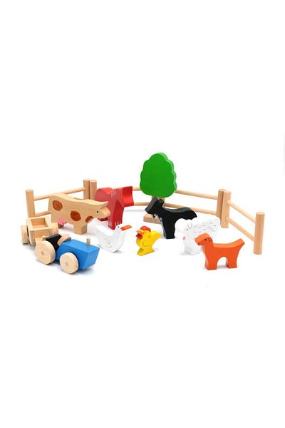 BALATOYZ Wooden Farm Set