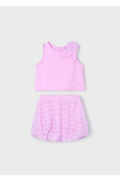 MAYORAL Girl's Double Skirt Suit for Ages 3-9
