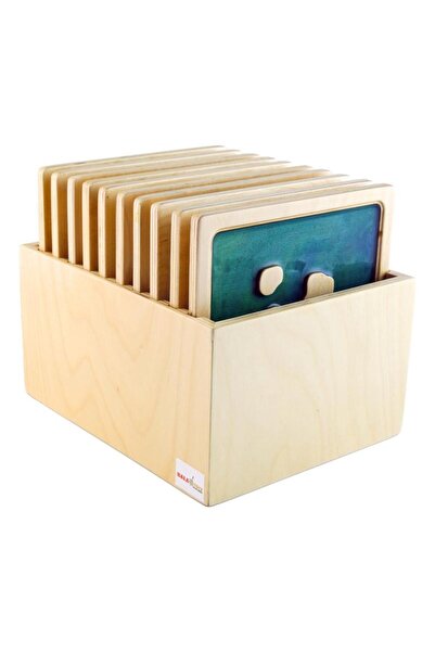 BALATOYZ التكوينات الجغرافية للأطفال من مونتيسوري - الساحات والبحار مع حامل