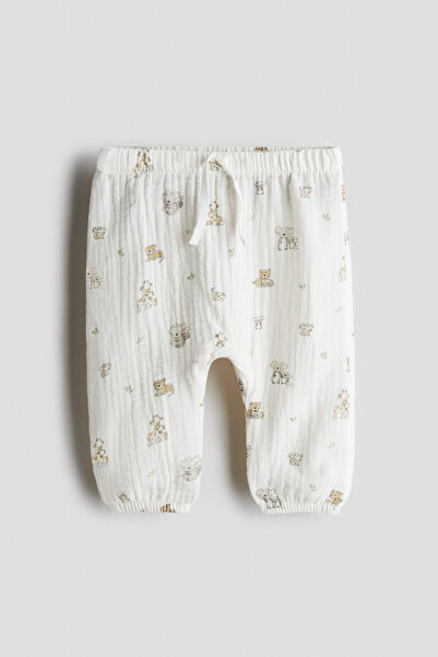 H&M Pamuklu Muslin Pantolon