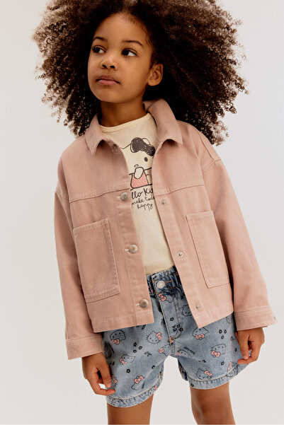 H&M Loose Fit Kot Şort