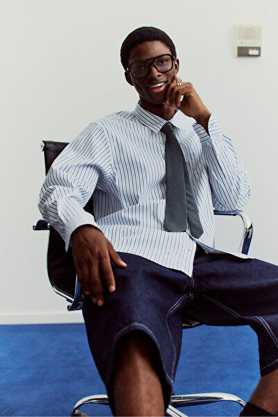 H&M Poplin Gömlek Regular Fit