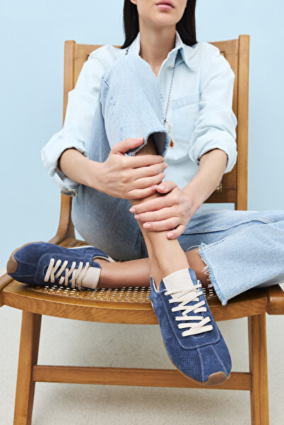 Ziya Жіночі кросівки з натуральної шкіри, темно-сині 1511035Z63001