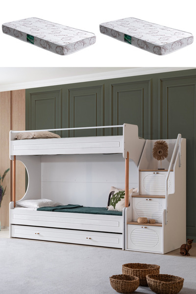 Setay Ranza, Vita Bohem Yavrulu Beyaz Ranza + 2 Adet Comfort Yatak